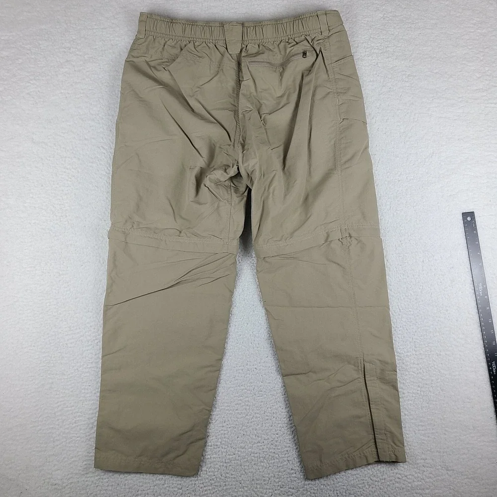 The North Face Pants Mens XL Beige Tan Brown Convertible Performance‎ Tech Chino